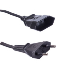 CEE 7/16 2-core Schuko power extension cord male to female